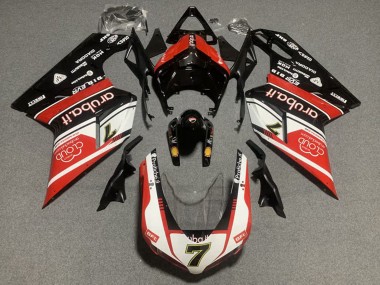 Compra Kits Carenado Moto Ducati 848/1098/1198 2007-2014 - Blanco Rojo Negro Brillante