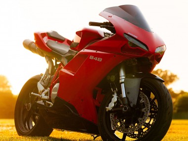 Compra Carenados Moto Ducati 848 2007-2014 - Rojo Negro Brillante
