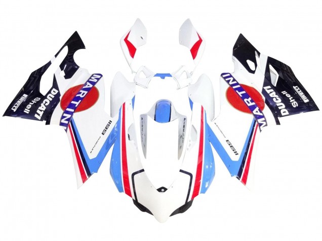 Compra Carenados Moto Ducati 1199 2011-2014 - Blanco Rojo Azul Negro Brillante Martini