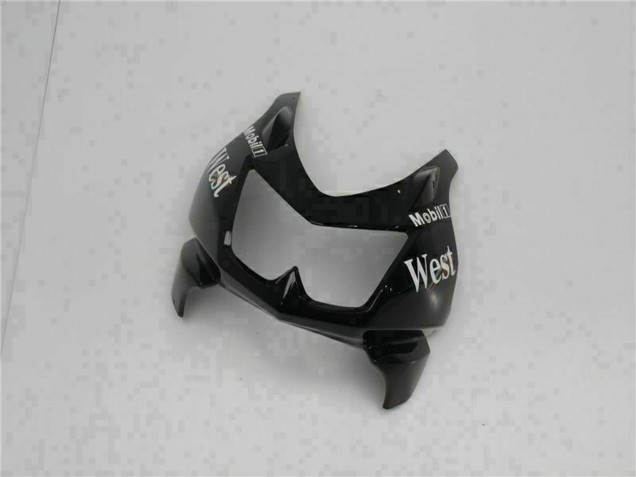 Compra Carenados Moto Kawasaki EX250 2008-2012 - Negro Brillante Blanco West