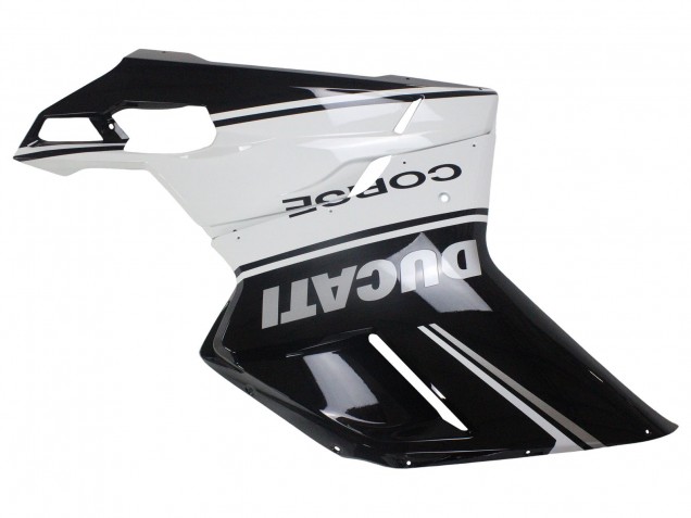 Compra Carenados Moto Ducati 848/1098/1198 2007-2014 - Blanco Negro Brillante Corse