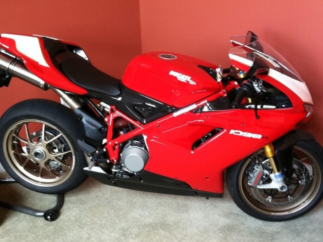 Compra Carenados Moto Ducati 1098 2007-2014 - Blanco Rojo Negro Brillante