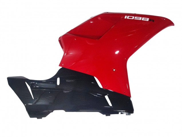 Compra Carenados Moto Ducati 1098 2007-2014 - Blanco Rojo Negro Brillante
