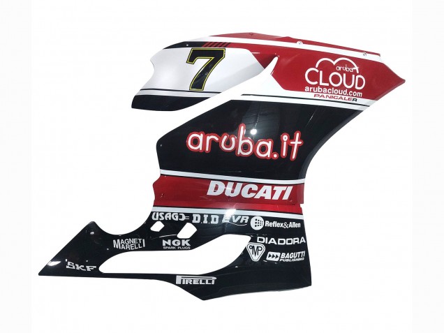 Compra Carenados Moto Ducati Panigale 899/1199 2011-2014 - Blanco Rojo Negro Brillante Aruba.it 7