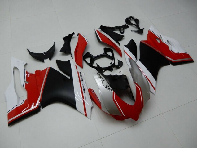 Compra Carenados Moto Ducati 1199 2011-2014 - Blanco Rojo Negro Mate