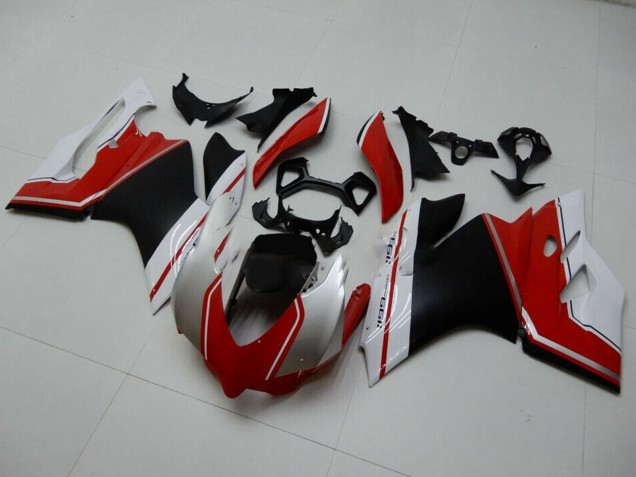 Compra Carenados Moto Ducati 1199 2011-2014 - Blanco Rojo Negro Mate