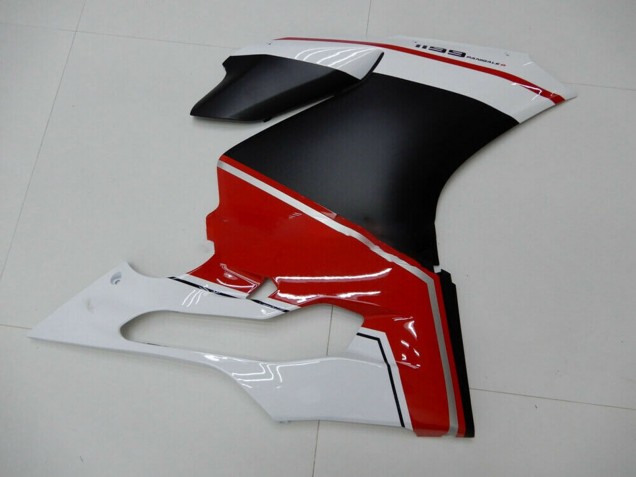 Compra Carenados Moto Ducati 1199 2011-2014 - Blanco Rojo Negro Mate