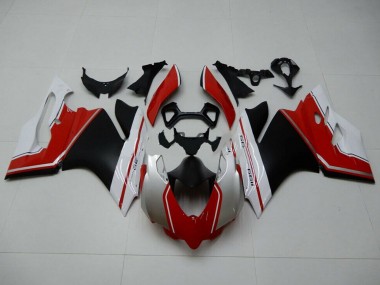 Compra Carenados Moto Ducati 1199 2011-2014 - Blanco Rojo Negro Mate