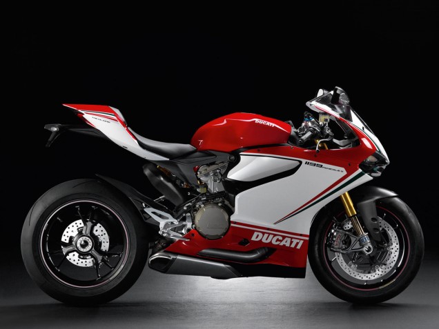 Compra Carenados Moto Ducati 1199 2011-2014 - Blanco Rojo Verde Negro Brillante