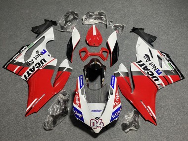 Compra Carenados Moto Ducati Panigale 899/1199 2011-2014 - Blanco Rojo Azul Negro Brillante Flex-Box Valsir 04