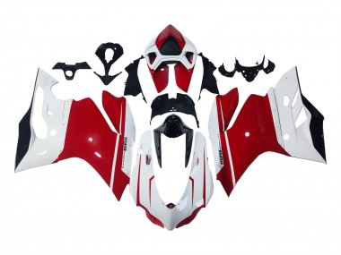 Compra Carenados Moto Ducati 1199 2011-2014 - Blanco Rojo Negro Brillante