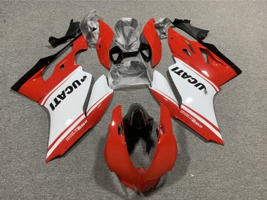Compra Carenados Moto Ducati 1199 2011-2014 - Rojo Blanco Negro Brillante
