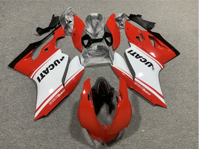 Compra Carenados Moto Ducati 1199 2011-2014 - Rojo Blanco Negro Brillante
