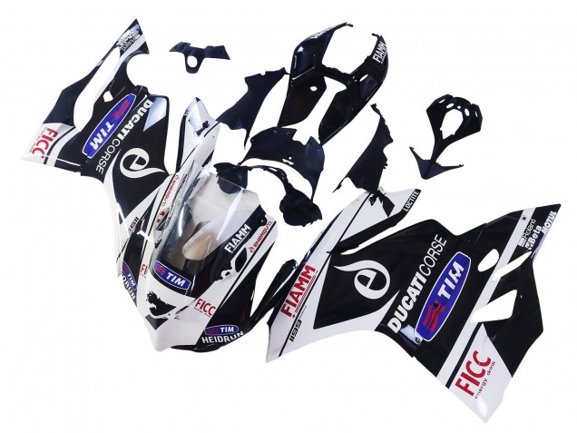 Compra Carenados Moto Ducati Panigale 899/1199 2011-2014 - Blanco Negro Azul Fiamm Ficc 7