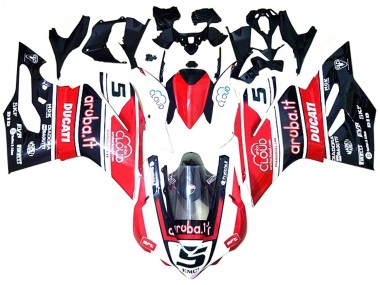 Compra Carenados Moto Ducati 959/1299 2015-2020 - Blanco Rojo Negro Brillante Aruba 5