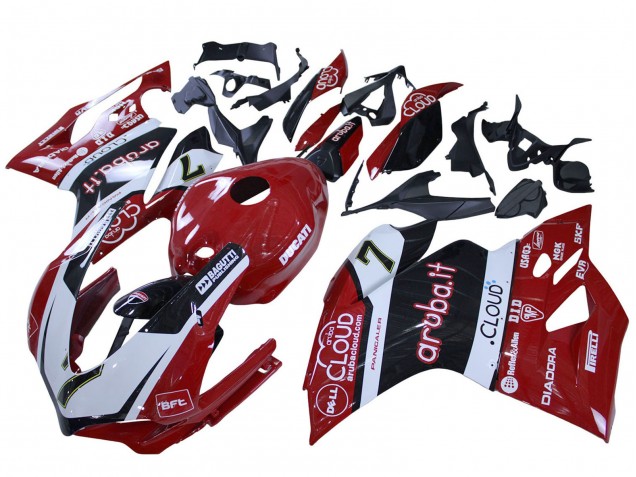 Compra Carenados Moto Ducati 959/1299 2015-2020 - Blanco Rojo Negro Aruba 7