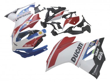 Compra Carenados Moto Ducati 1299 2015-2020 - Blanco Rojo Azul Negro Mate Unibat Flex-Box