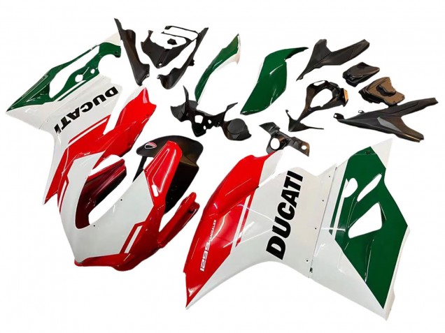 Compra Carenados Moto Ducati 1299 2015-2020 - Blanco Rojo Verde Negro Mate