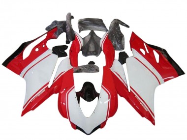 Compra Kits Carenado Moto Ducati 959 2015-2020 - Blanco Rojo Negro Brillante