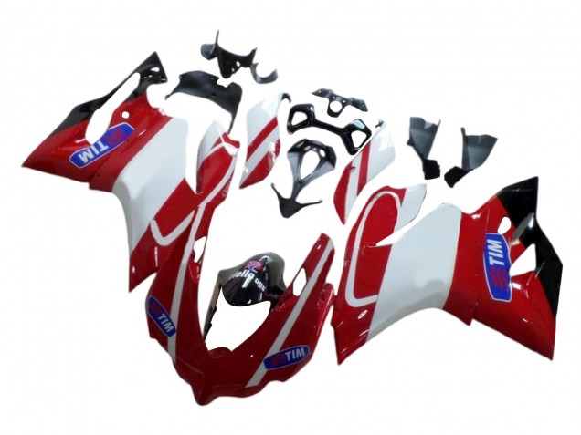 Compra Carenados Moto Ducati 959/1299 2015-2020 - Blanco Rojo Negro Brillante Tim