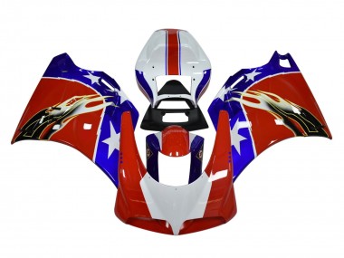 Compra Carenados Moto Ducati 748/916/996/998 1993-2005 - Blanco Rojo Azul Negro Llama