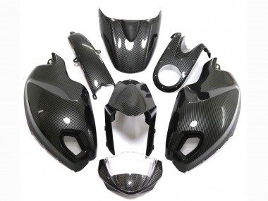 Compra Carenados Moto Ducati Monster 696 796 1100 1100S 2008-2012 - Negro FibraCarbono Estilo