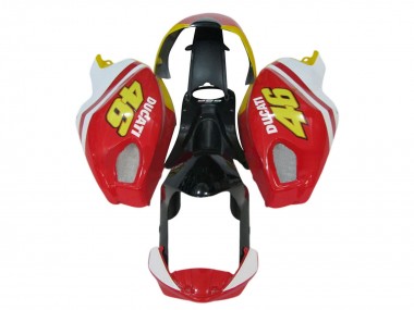 Compra Carenados Moto Ducati Monster 696 796 1100 1100S 2008-2012 - Blanco Rojo Negro Brillante Amarillo 46