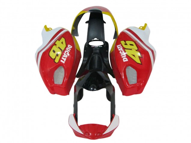Compra Carenados Moto Ducati Monster 696 796 1100 1100S 2008-2012 - Blanco Rojo Negro Brillante Amarillo 46