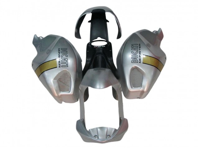 Compra Carenados Moto Ducati Monster 696 796 1100 1100S 2008-2012 - Plata Oro