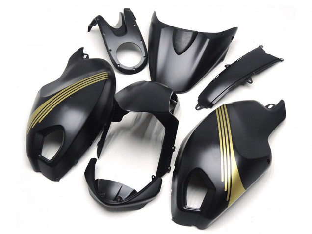 Compra Carenados Moto Ducati Monster 696 796 1100 1100S 2008-2012 - Negro Mate Oro