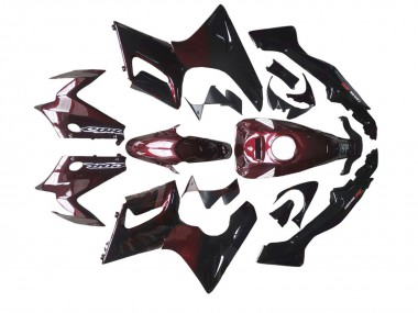 Compra Carenados Moto Honda CBR125R 2002-2006 - Negro Brillante Rojo Llama