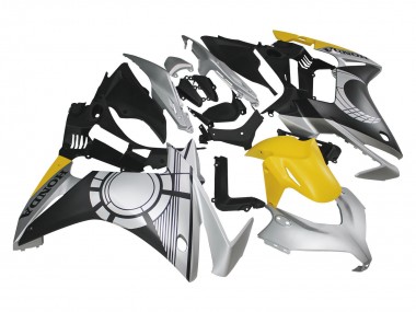 Compra Carenados Moto Honda CBR500R 2013-2015 - Plata Amarillo Negro Mate
