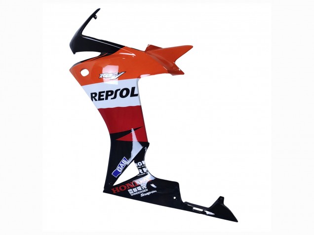 Compra Carenados Moto Honda CBR500R 2013-2015 - Naranja Blanco Rojo Negro Brillante Repsol 3