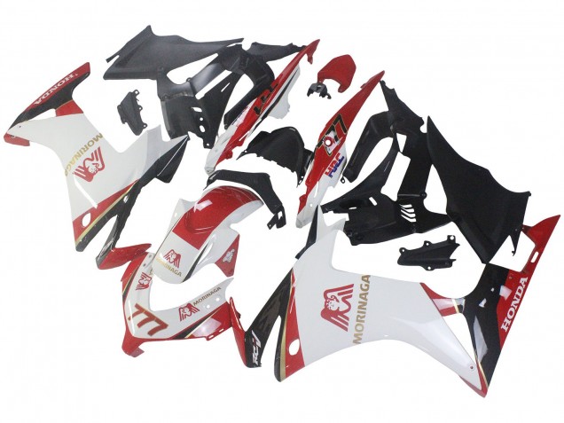 Compra Carenados Moto Honda CBR500R 2013-2015 - Blanco Rojo Verde Negro Brillante Morinage 777
