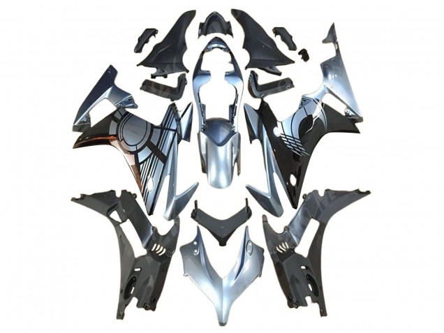 Compra Kits Carenado Moto Honda CBR500R 2013-2015 - Plata Negro Brillante