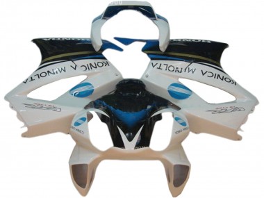 Compra Carenados Moto Honda VFR 800 2002-2013 - Blanco Azul Negro Konica Minolta