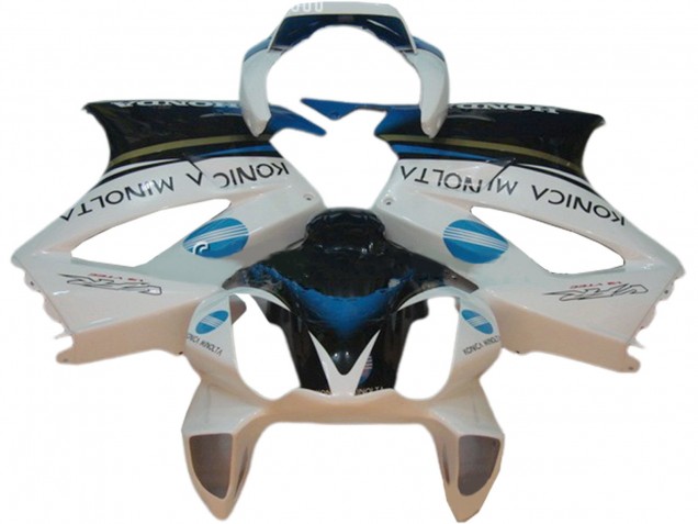 Compra Carenados Moto Honda VFR 800 2002-2013 - Blanco Azul Negro Konica Minolta