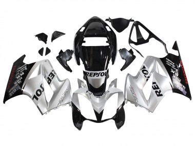 Compra Carenados Moto Honda VFR 800 2002-2013 - Plata Negro Brillante Repsol