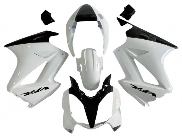 Compra Carenados Moto Honda VFR 800 2002-2013 - Blanco Perla Negro Brillante Calcomanía