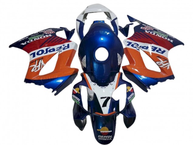Compra Carenados Moto Honda VFR 800 2002-2013 - Blanco Naranja Azul Repsol