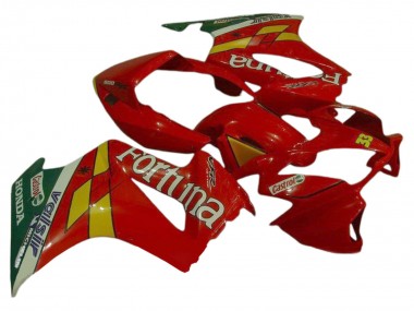 Compra Carenados Moto Honda VFR 800 2002-2013 - Rojo Amarillo Verde Fortuna Castrol Valsir 33