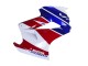 Compra Carenados Moto Honda VFR 800 2002-2013 - Blanco Rojo Azul Motul