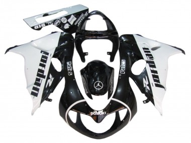 Compra Carenados Moto Suzuki TL1000R 1998-2003 - Negro Brillante Blanco Jordan