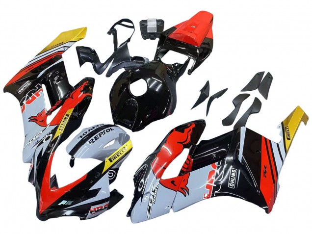 Compra Carenados Moto Honda CBR1000RR 2004-2005 - Amarillo Rojo Blanco Lustroso Rojo Bull Repsol HRC