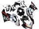 Compra Carenados Moto Honda CBR1000RR 2004-2005 - Plata Negro Brillante Rojo Raya