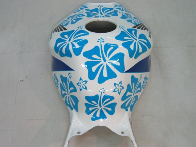 Compra Carenados Moto Honda CBR1000RR 2004-2005 - Blanco Azul Nieve Nastro Azzurro 46