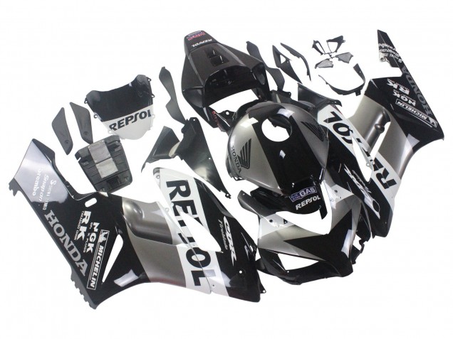 Compra Kits Carenado Moto Honda CBR1000RR 2004-2005 - Plata Blanco Negro Brillante Repsol