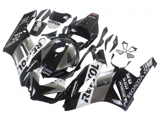 Compra Kits Carenado Moto Honda CBR1000RR 2004-2005 - Plata Blanco Negro Brillante Repsol