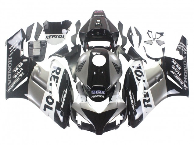 Compra Kits Carenado Moto Honda CBR1000RR 2004-2005 - Plata Blanco Negro Brillante Repsol