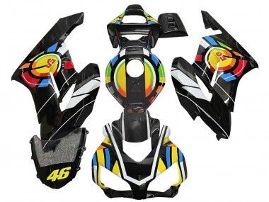 Compra Carenados Moto Honda CBR1000RR 2004-2005 - Amarillo Azul Rojo Negro Brillante RuedaColores 46